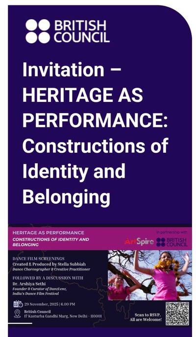 Event Poster - heritage As Performance
